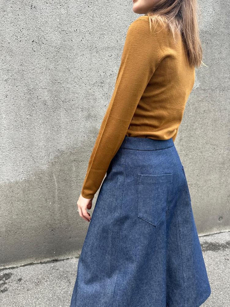 J37 Jupe Ellis in Jeans - 0
