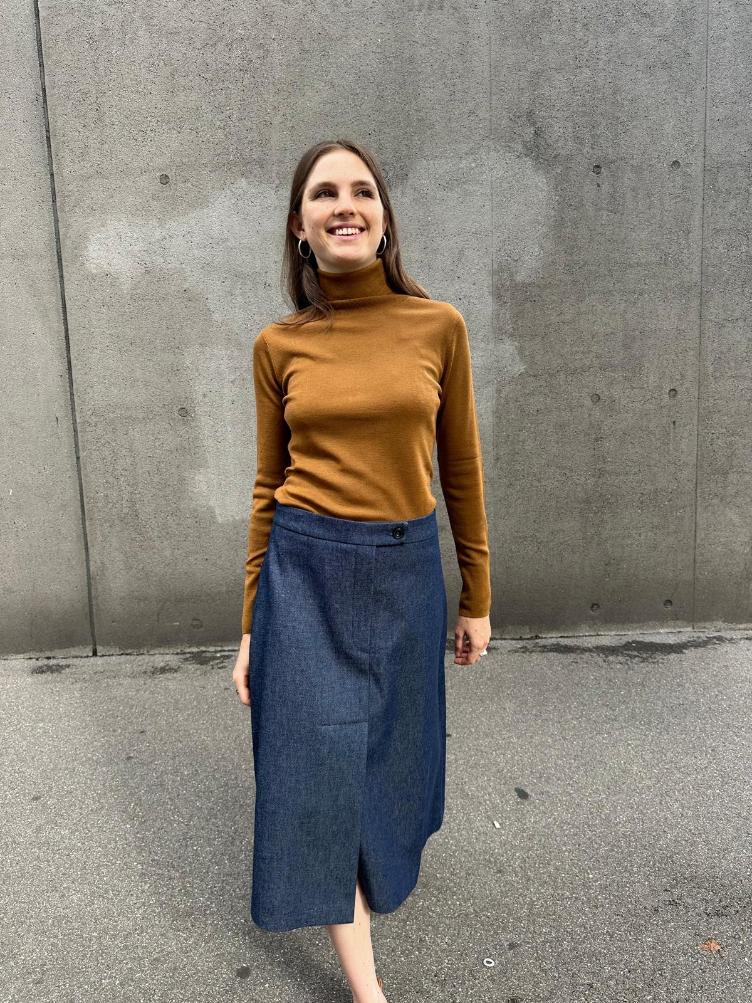 J37 Jupe Ellis in Jeans - 1