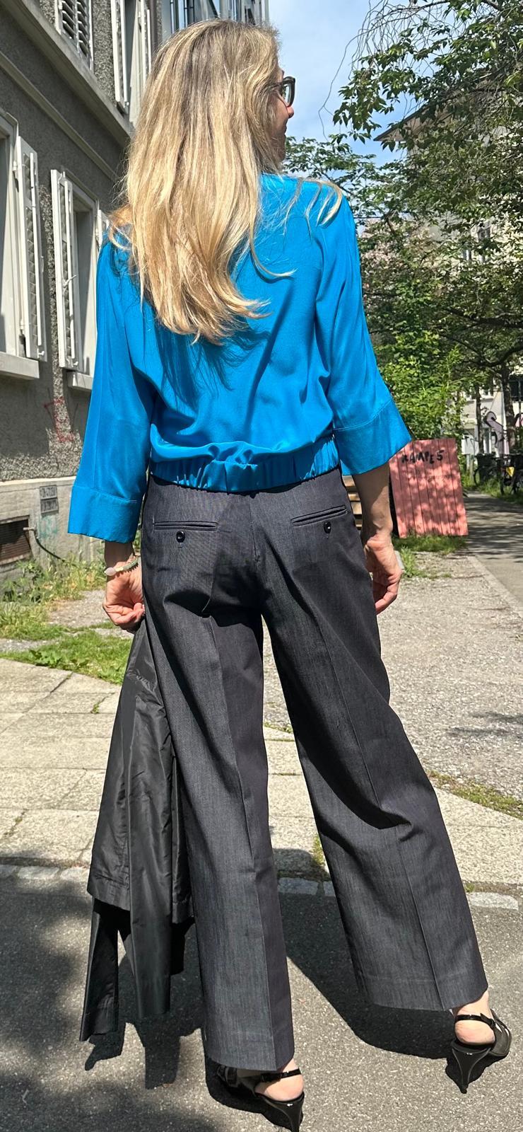 O73 Bluse Phoebe in Seide - 1