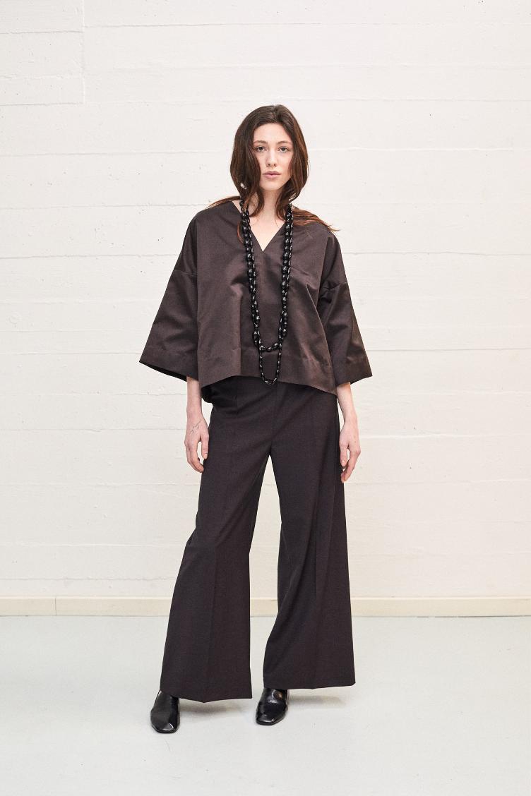 O78 Bluse Harlow in Seide