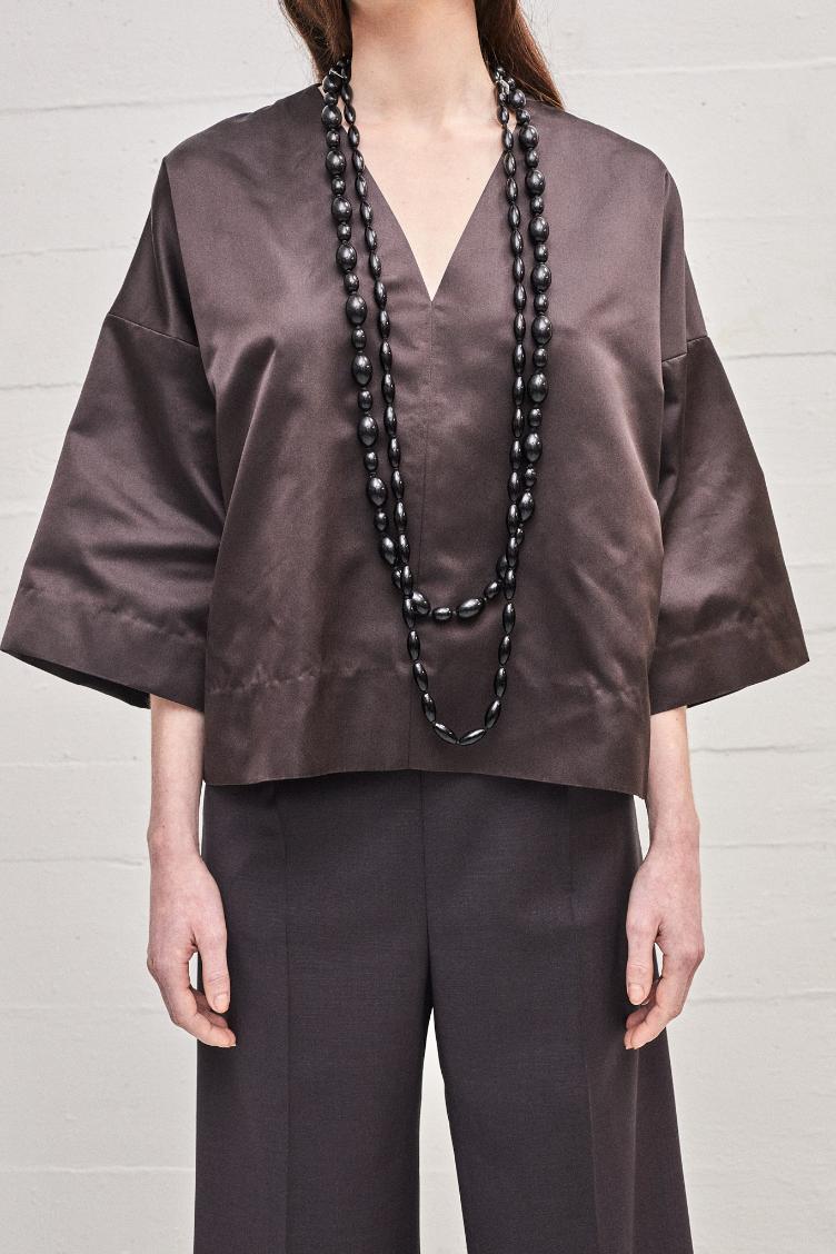 O78 Bluse Harlow in Seide - 2