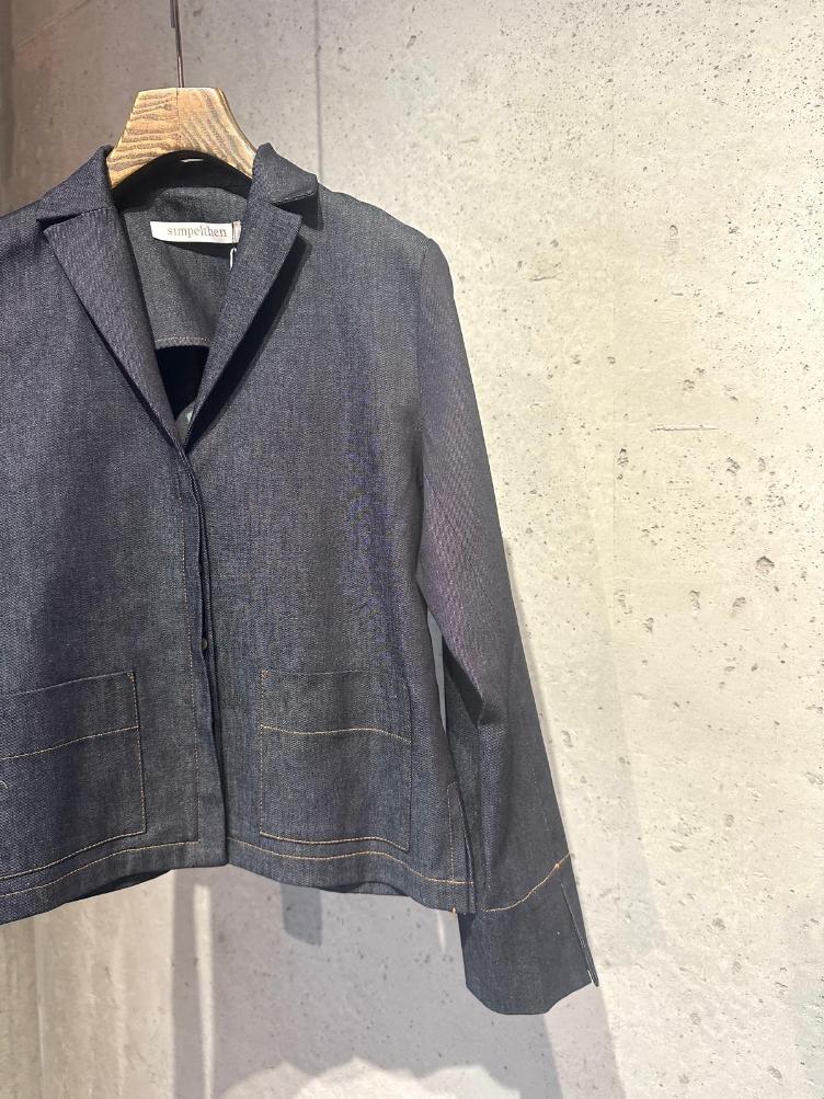 O84 Blusenjacke Riva in Jeans