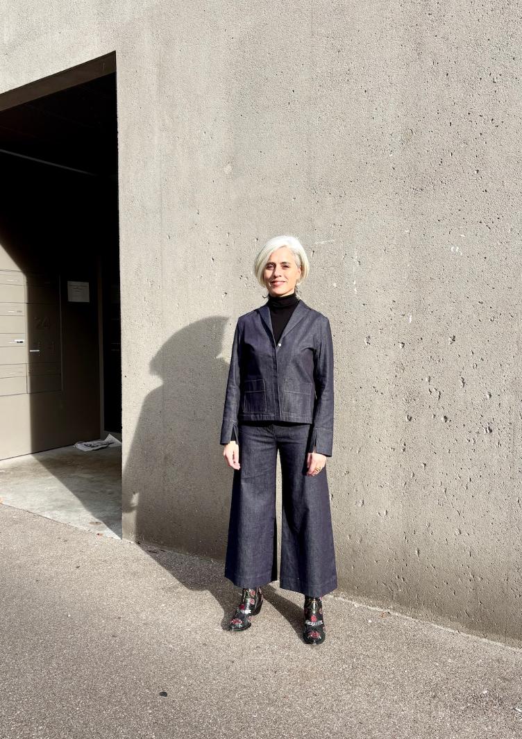 O84 Blusenjacke Riva in Jeans - 1