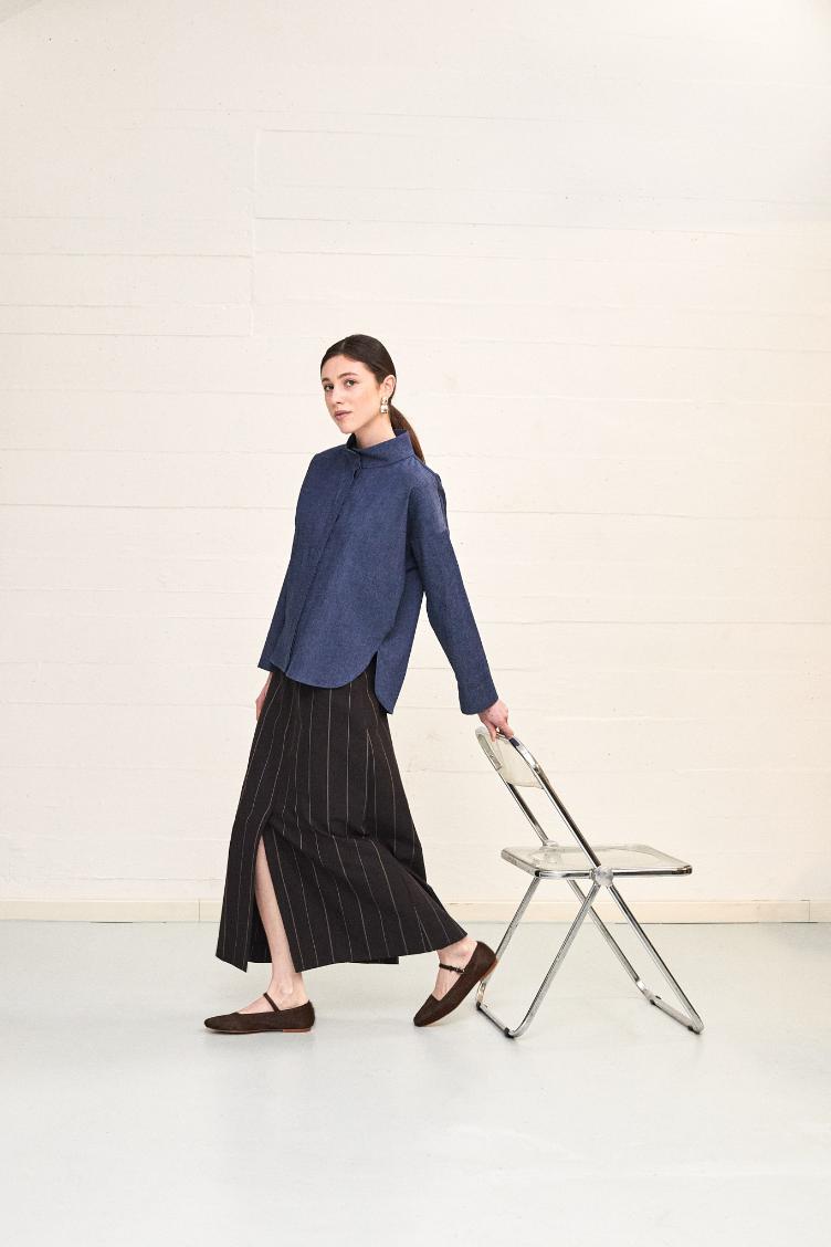 O88 Bluse Leah in Baumwolle